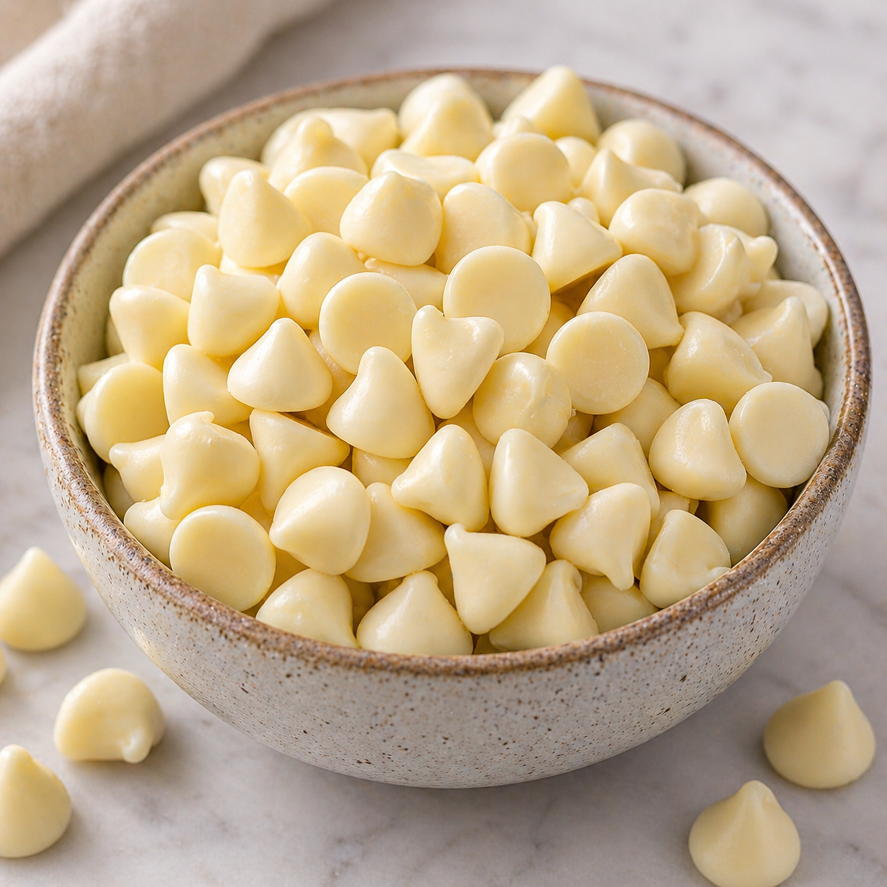 Peruvian Chocolate Couverture White Chips 37%