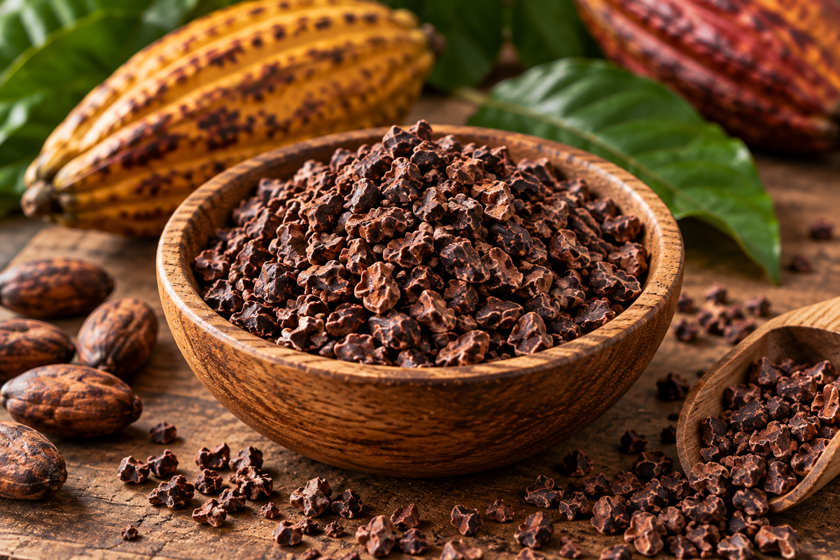 West Indian Roasted Cocoa Nibs Wholesale - 1kg