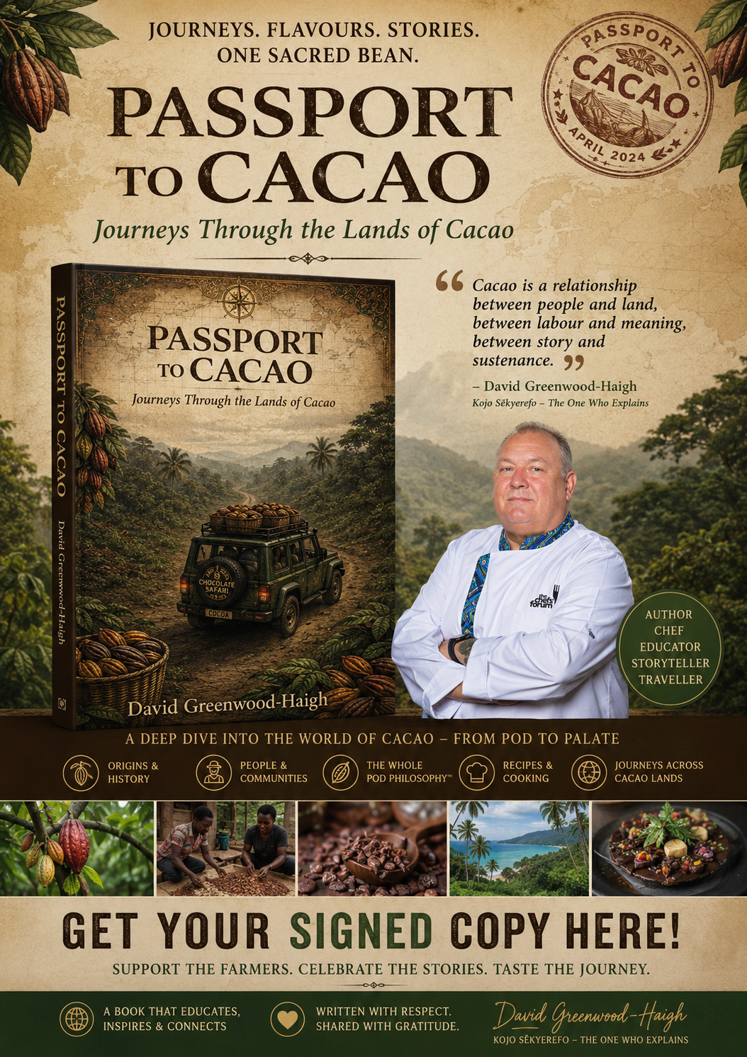 Passport to Cacao - Book by David Greenwood-Haigh