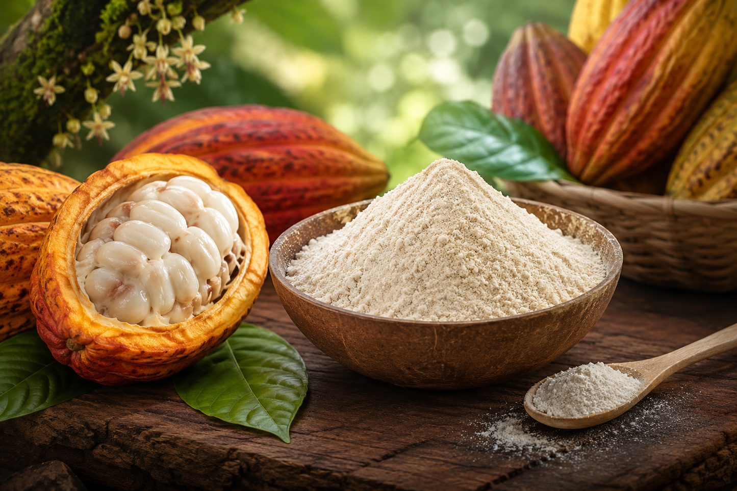 Freeze Dried 100% Cacao Pulp Fruit Powder Sweetner