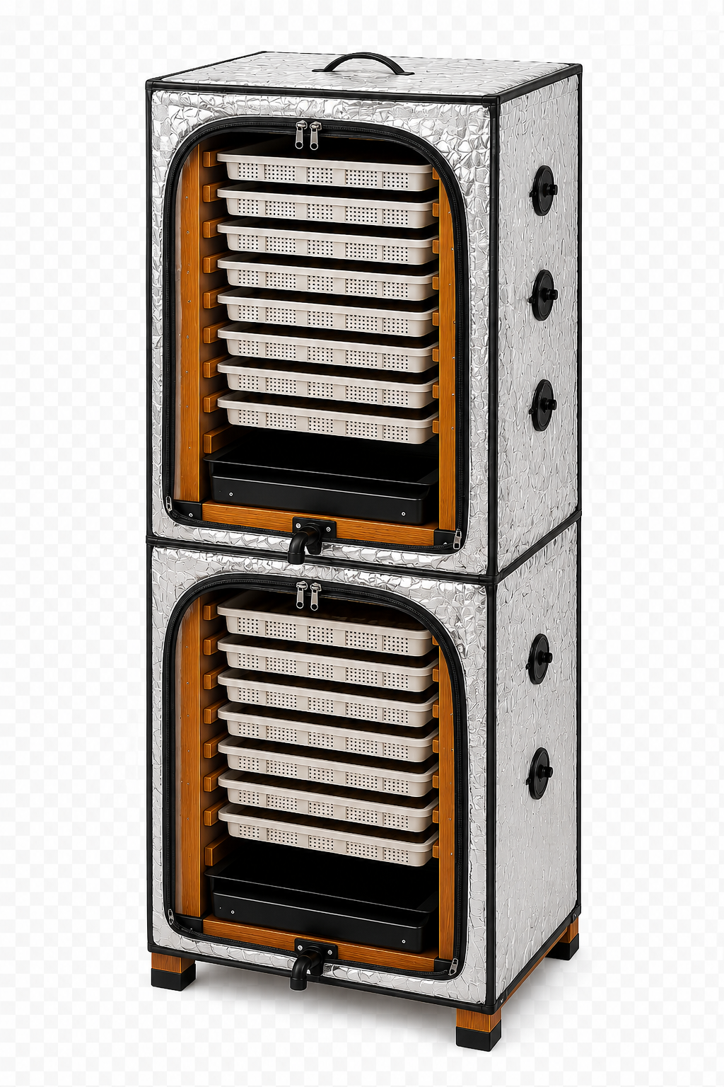 CocoaRack™ 8 – Professional Cocoa Fermentation Rack (160–200kg Capacity)