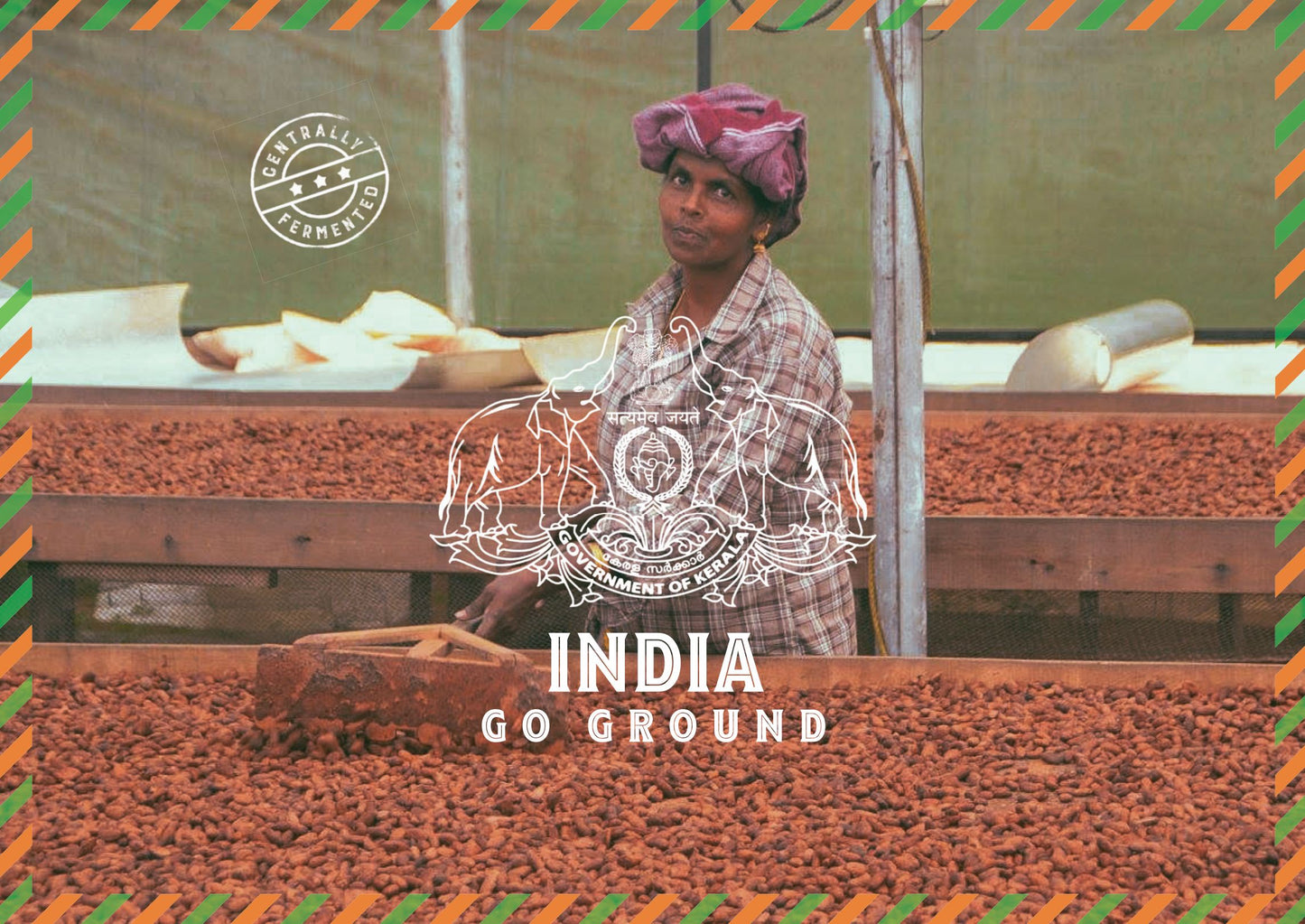 India GoGround Organic Cacao Cocoa Beans 1kg