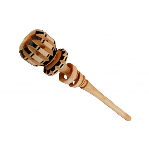 Traditional Mexican Molinillo Chocolate Whisk - Hand Carved Wooden Frother