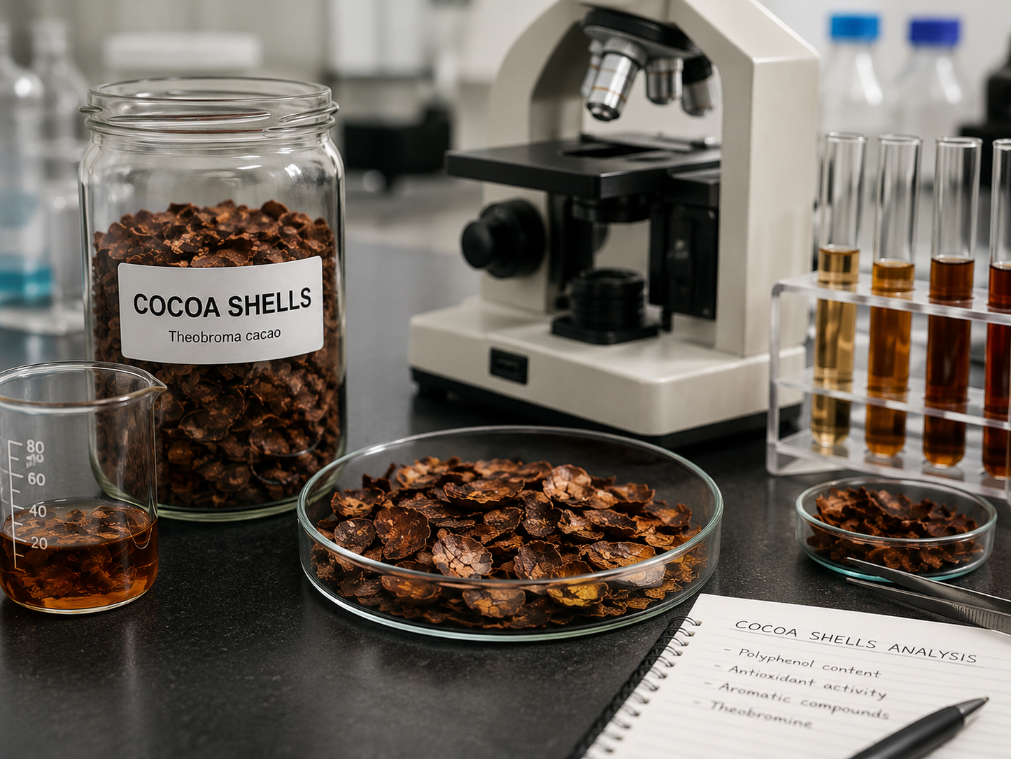 Premium Cocoa Shells (Husks) | Food Grade Roasted Cacao for Tea, Brewing & Baking