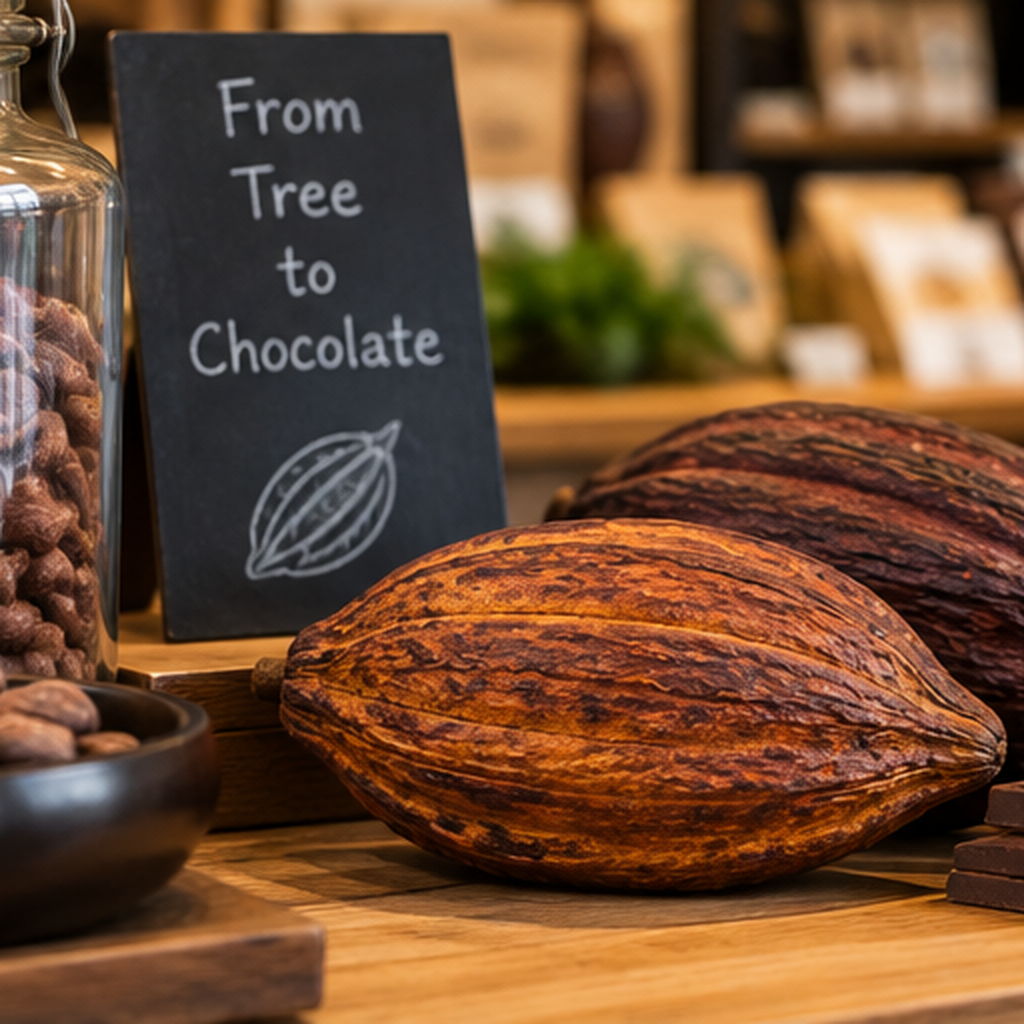 Dried Cocoa Pods – Natural Decorative Cacao Fruit