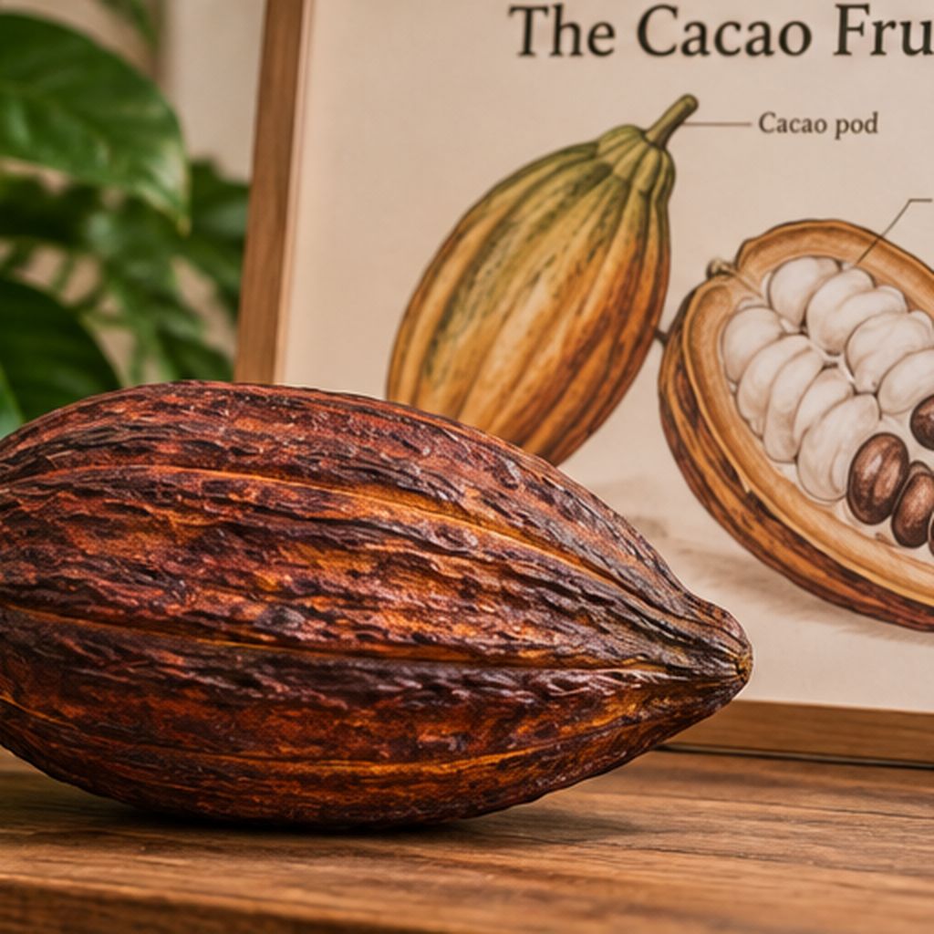 Dried Cocoa Pods – Natural Decorative Cacao Fruit